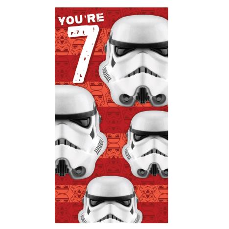 Star Wars Storm Trooper 7th Birthday Card £1.99